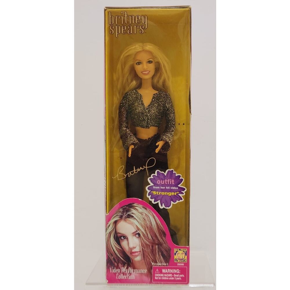 Vintage Britney Spears 12" Doll Stronger 2001 Play Along